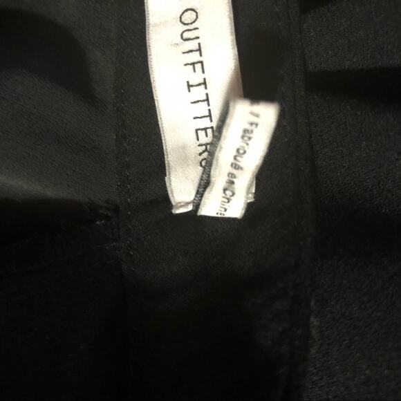 Urban Outfitters Black Blouse Long Sleeve S/P Peekaboo & Keyhole Whimsy Goth - Picture 5 of 10